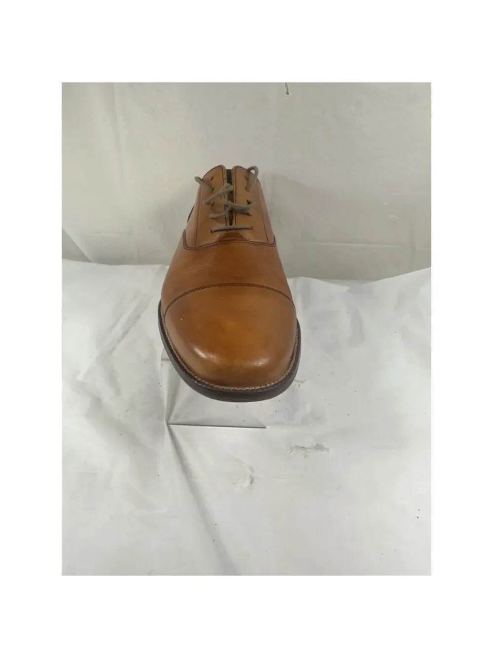 COLE HAAN SIZE 10 M MEN SHOES WILLIAMS CAP TOE OXFORD tan LEATHER C12337